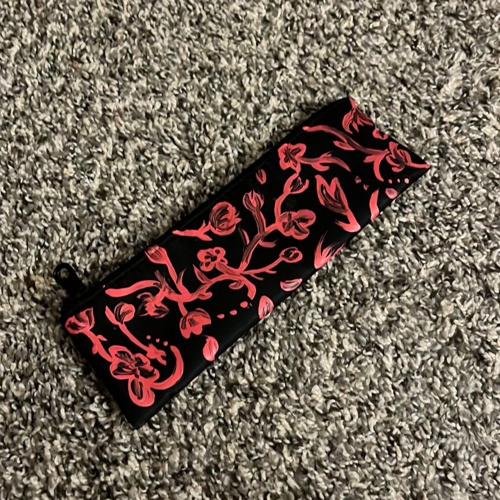 Custom painted pouch